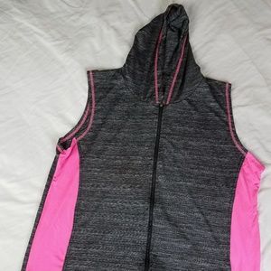 Plus Size Active Jacket With Hood